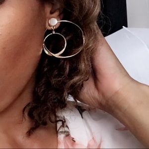 Double Circle Earrings